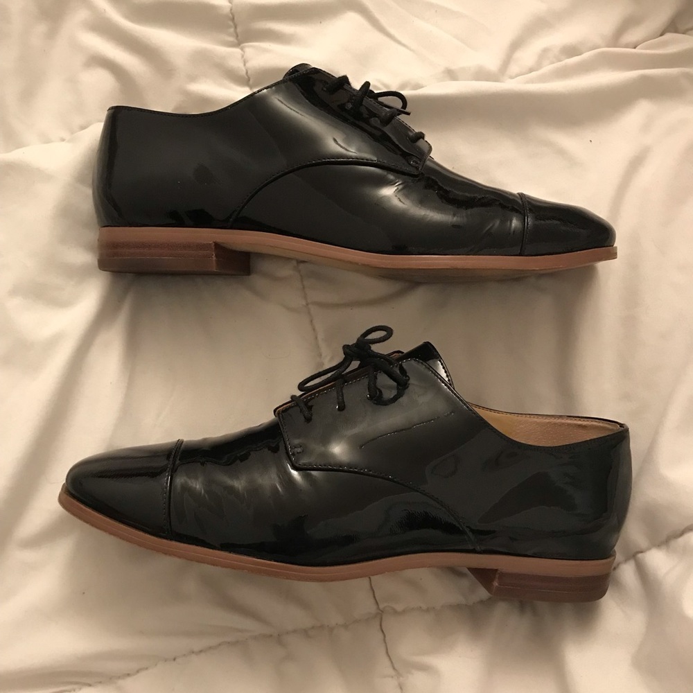 Michael kora patent leather shoes